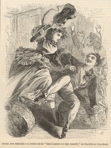 Musica e discordia; Una scena da La bisbetica domata rappresentata a Clapham da English School