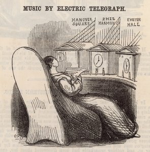 Musica tramite telegrafo elettrico da English School