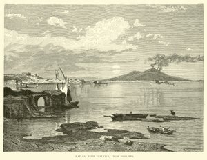 Napoli, con il Vesuvio, da Posillipo da English School