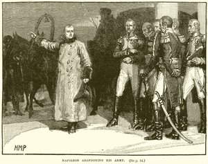 Napoleone abbandona il suo esercito da English School