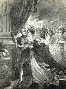 Napoleone e Maria Luisa che fuggono dall