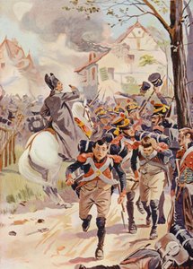 Napoleone alla battaglia di Lutzen da English School