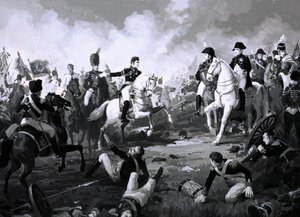 Napoleone trionfa alla Battaglia di Austerlitz da English School