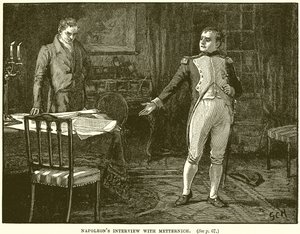 Intervista di Napoleone con Metternich da English School