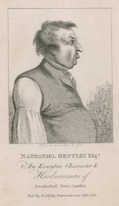 Nathaniel Bentley Esq, un personaggio eccentrico e ferramenta di Leadenhall Street, Londra da English School