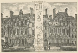 Ospedale Nazionale per i Deformi, Great Portland Street e Bolsover Street da English School