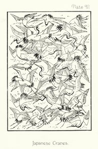 Natura in ornamento: Gru giapponesi da English School