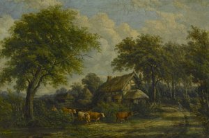 Vicino a Berkswell, c.1850 da English School