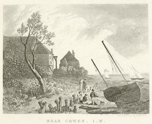 Vicino a Cowes, Isola di Wight da English School