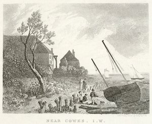 Vicino a Cowes, Isola di Wight da English School