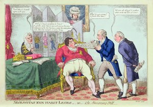 Necessitas Non Habet Leges, o la pillola nauseante, 1823 da English School