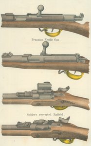 Pistole ad aghi (litografia a colori)