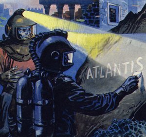 Nemo scrisse Atlantide su pietra calcarea