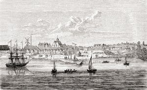 Nuova Amsterdam, un insediamento olandese del XVII secolo sulla punta meridionale dell