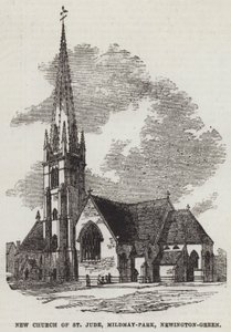 Nuova chiesa di San Giuda, Mildmay-Park, Newington-Green da English School