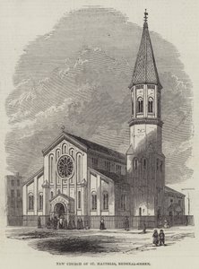Nuova chiesa di San Mattia, Bethnal-Green da English School
