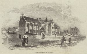 Nuovo convento a Chelsea (incisione) da English School