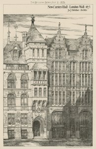 Nuova Curriers Hall, London Wall da English School