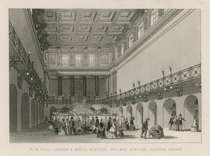 Nuova Sala, stazione della London and North Western Railway, Euston Square, Londra