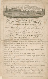 Nuovo London Bridge - Ingegnere John Rennie