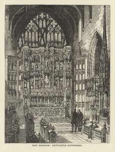 Nuovo reredos, cattedrale di Newcastle da English School