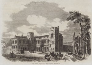 Nuovi Edifici Scolastici al Eton College (incisione) da English School