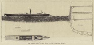 Nuovo lancio di un vapore torpediniere costruito per la Repubblica Argentina