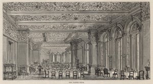 Nuovo edificio del Constitutional Club in Northumberland Avenue: La sala del caffè da English School