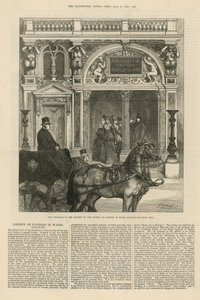 Nuovo ingresso alla galleria della Società dei Pittori in acquerello da English School