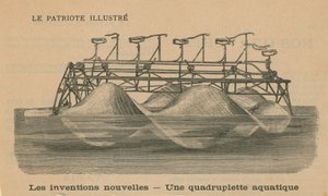 Nuove invenzioni: Una barca a pedali