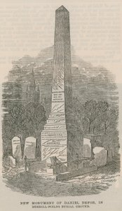 Nuovo monumento a Daniel Defoe da English School