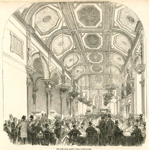 Nuova sala da musica, Evans Hotel, Covent Garden, Londra da English School