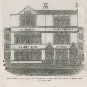 Nuove scuole di St Thomas Charterhouse da English School