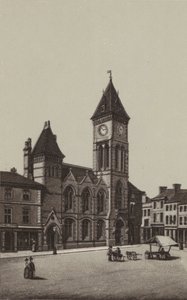 Newbury: Edifici comunali (litografia)