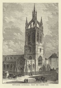 Cattedrale di Newcastle da nord-ovest da English School