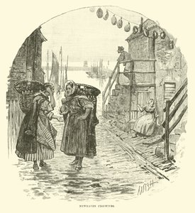 Pescivendole di Newhaven da English School