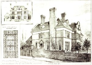 No.17 Kelston, St. Johns Avenue, da The Building News, 10 febbraio 1882 da English School