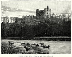 Castello di Norham (incisione) da English School