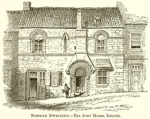 Abitazione normanna. La casa degli ebrei, Lincoln da English School