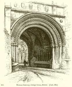 Porta Normanna, College Green, Bristol da English School