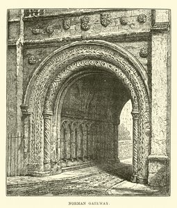 Porta normanna da English School