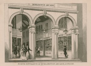 Ingresso nord di Burlington Arcade, Londra