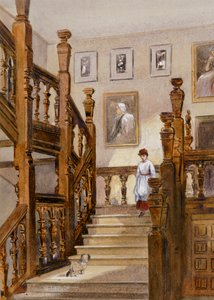 Scale nord, Audley End House, fine XIX secolo da English School