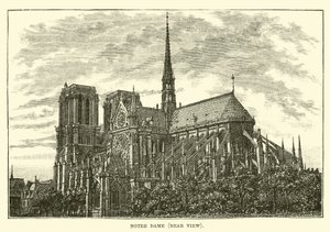 Notre Dame, vista posteriore da English School