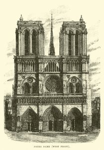 Notre Dame, facciata ovest da English School