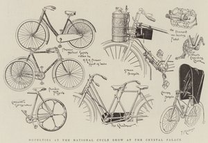 Novità alla Fiera Nazionale del Ciclo al Crystal Palace (incisione)