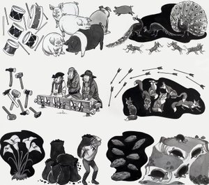 Illustrazione di una filastrocca