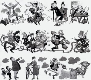 Illustrazione di una filastrocca da English School