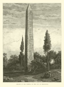 Obelisco del Tempio del Sole a Heliopolis da English School