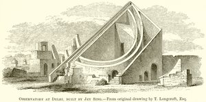 Osservatorio a Delhi, costruito da Jey Sing